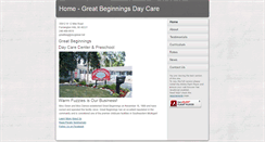 Desktop Screenshot of greatbeginningsdc.com